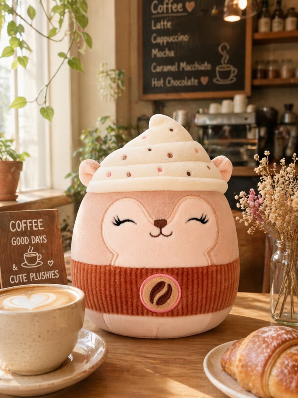 Squishmallows Original 5in Reza The Latte Squirrel – Official Jazwares Plush